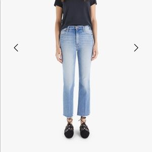 Mothers high rise ankle Frey cropped jean